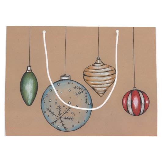 Weihnachtsgeschenk Große Geschenktüte (Rückseite)