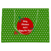 Weihnachtsgeschenk Große Geschenktüte (Vorderseite)