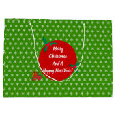 Weihnachtsgeschenk Große Geschenktüte (Rückseite)
