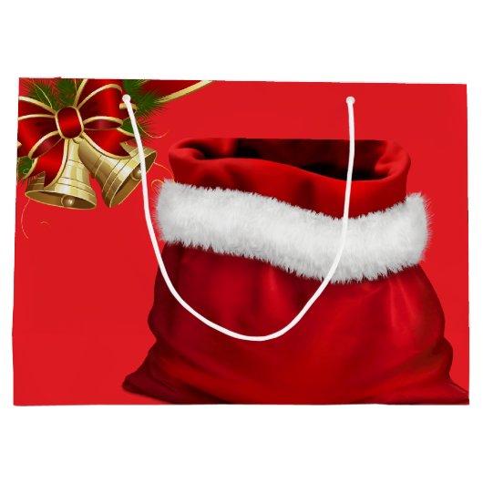 Weihnachtsgeschenk Große Geschenktüte (Rückseite)