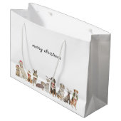 Weihnachtsgeschenk Große Geschenktüte (Vorderseite Schrägansicht)