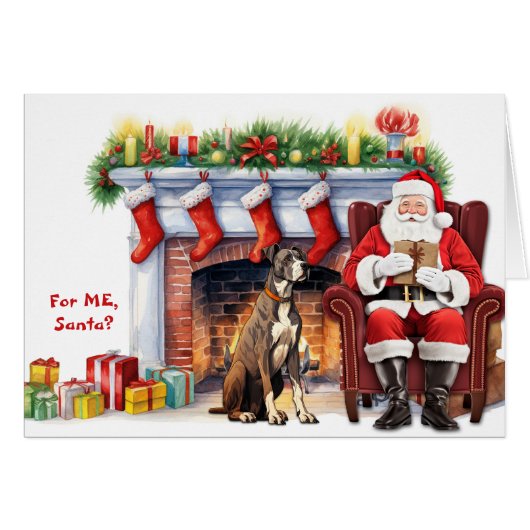 Weihnachtsgeschenk Großer Dane Weihnachten (Vorderseite (Horizontal))