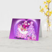 Weihnachtsgeschenk Grußkarte Karte (Gelbe Blume)