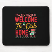 Weihnachtsgeschenk Herzlich Willkommen auf unserer Mousepad (Vorne)