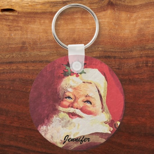 Weihnachtsgeschenk hinzufügen schlüsselanhänger (Vorderseite)