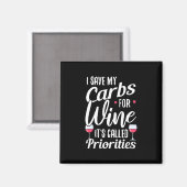 Weihnachtsgeschenk | Ich habe meine Weinkarten Ger Magnet (Vorderseite/Rückseite)