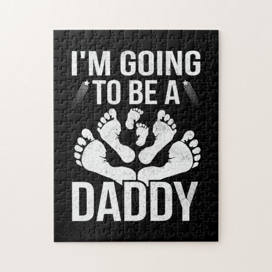 Weihnachtsgeschenk | Ich werde ein Papa sein Puzzle (Vertikal)