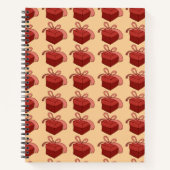 Weihnachtsgeschenk Illustration Notizblock (Vorderseite)