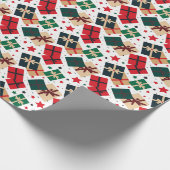 Weihnachtsgeschenk-im-Geschenk Geschenkpapier (Ecke)