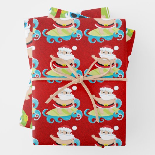 Weihnachtsgeschenk in coolen Farbtönen  Geschenkpapier Set (Beispiel)