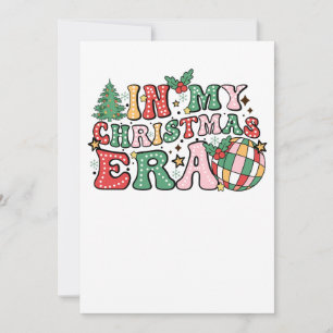 Weihnachtsgeschenk In Meiner Weihnachtszeit Groovy Einladung