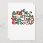 Weihnachtsgeschenk in meiner Weihnachtszeit Groovy Einladung (Vorne/Hinten)