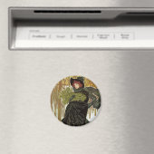 Weihnachtsgeschenk Jugendstil-Scribners Cover 1895 Magnet (In Situ (Geschirrspüler))