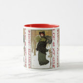 Weihnachtsgeschenk Jugendstil-Scribners Cover 1895 Tasse (Zentrum)