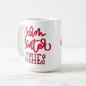 Weihnachtsgeschenk Kaffeetasse (Vorderseite Links)