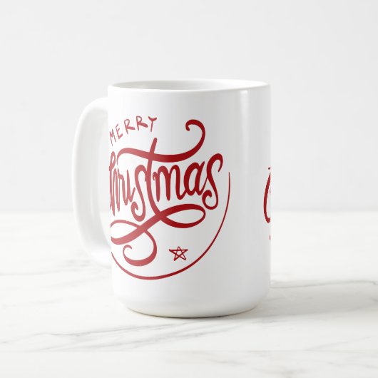 Weihnachtsgeschenk Kaffeetasse (Vorderseite Links)