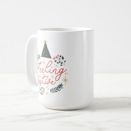 Weihnachtsgeschenk Kaffeetasse (Vorderseite Links)