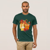Weihnachtsgeschenk-Kästen T-Shirt (Vorne ganz)