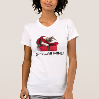 Weihnachtsgeschenk-Katze T-Shirt