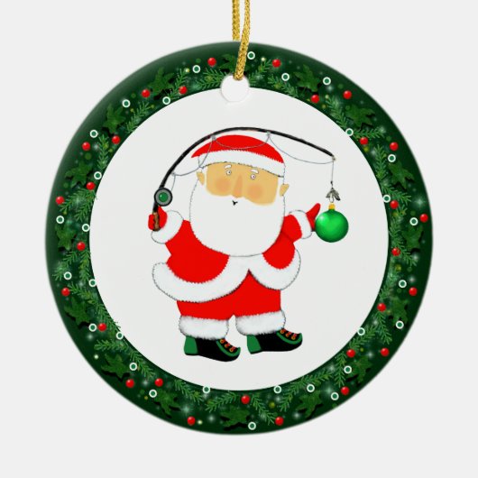 Weihnachtsgeschenk Keramik Ornament (Vorne)