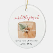 Weihnachtsgeschenk Keramik Ornament (Links)
