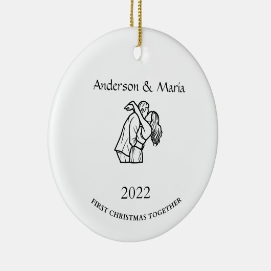 Weihnachtsgeschenk Keramik Ornament (Rechts)