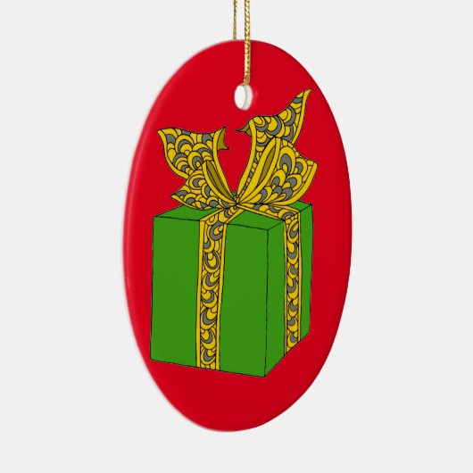 Weihnachtsgeschenk Keramik Ornament (Rechts)