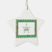 Weihnachtsgeschenk Keramik Ornament (Rechts)