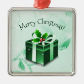 Weihnachtsgeschenk Keramik Ornament Aus Metall (Vorne)
