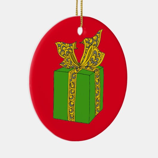 Weihnachtsgeschenk Keramikornament (Rechts)