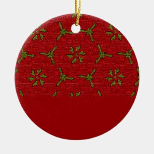 Weihnachtsgeschenk Keramikornament (Vorne)