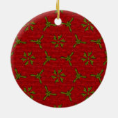 Weihnachtsgeschenk Keramikornament (Hinten)
