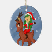 Weihnachtsgeschenk Keramikornament (Rechts)