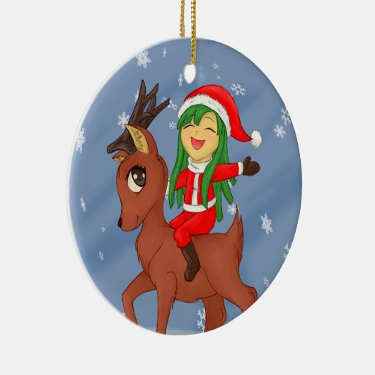 Weihnachtsgeschenk Keramikornament (Rechts)