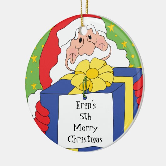 Weihnachtsgeschenk Keramikornament (Links)