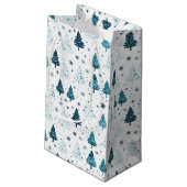 Weihnachtsgeschenk Kleine Geschenktüte (Rückseite Schrägansicht)