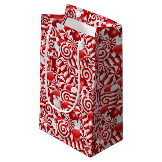 Weihnachtsgeschenk Kleine Geschenktüte (Vorderseite Schrägansicht)