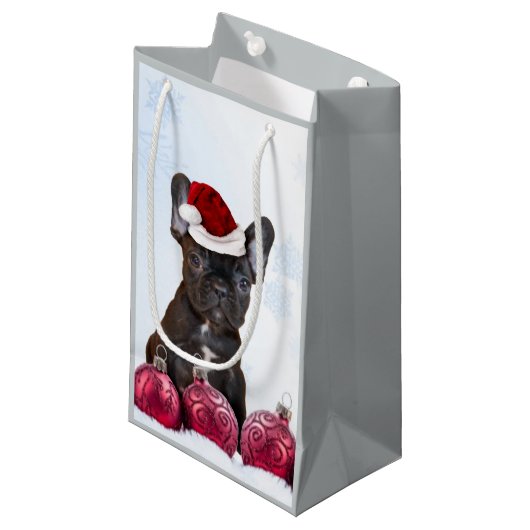 Weihnachtsgeschenk Kleine Geschenktüte (Vorderseite Schrägansicht)