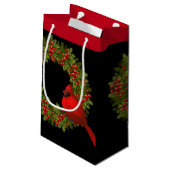 Weihnachtsgeschenk Kleine Geschenktüte (Rückseite Schrägansicht)