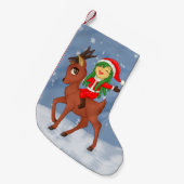 Weihnachtsgeschenk Kleiner Weihnachtsstrumpf (Vorderansicht (hängend))