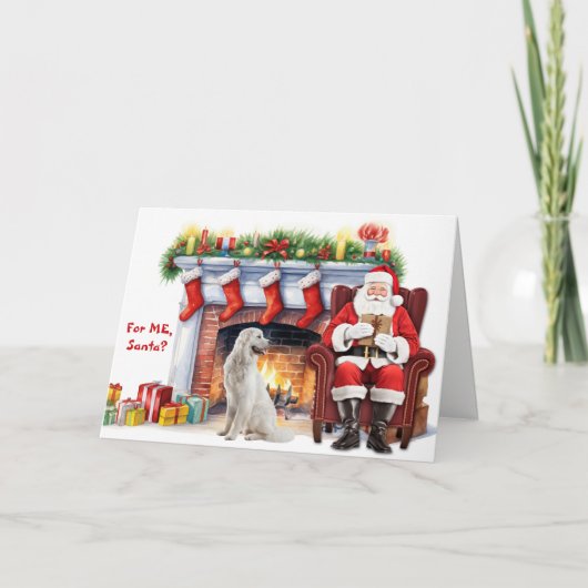 Weihnachtsgeschenk Kuvasz-Hund Weihnachten (Vorderseite)