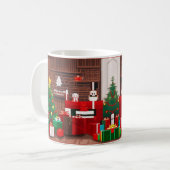 Weihnachtsgeschenk Landschaft Feiertag Tasse (Vorderseite Links)