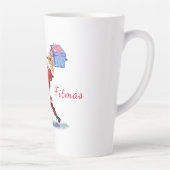 Weihnachtsgeschenk Latte Tasse Bodybuilder Weihnac (Rechts)