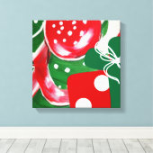 Weihnachtsgeschenk Leinwanddruck (Insitu (Holzboden))