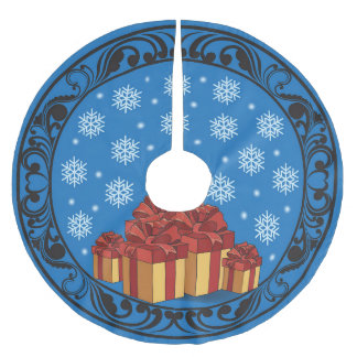 Weihnachtsgeschenk-Leuchten Polyester Weihnachtsbaumdecke