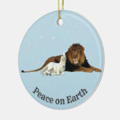 Weihnachtsgeschenk Lion Baby Unicorn Fohlen Keramik Ornament (Links)