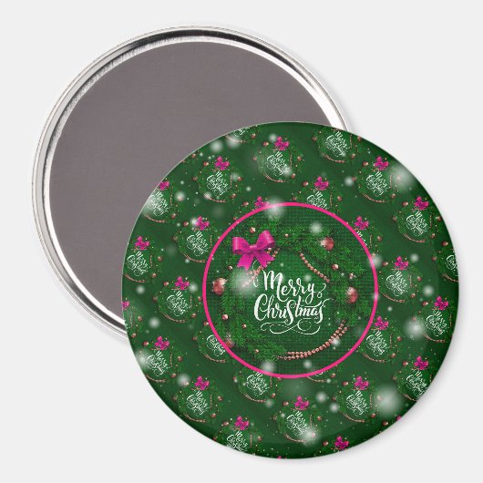 Weihnachtsgeschenk Magnet (Vorderseite/Rückseite)