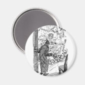 Weihnachtsgeschenk Magnet (Vorderseite/Rückseite)