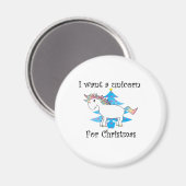 Weihnachtsgeschenk Magnet (Vorderseite/Rückseite)
