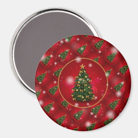 Weihnachtsgeschenk Magnet (Vorderseite/Rückseite)